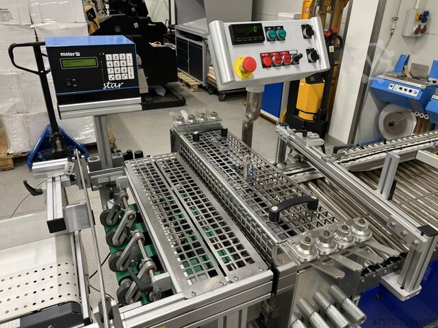 Creasing and folding machine Heidelberg Stahlfolder + Popp Maschinenbau SRT + MWS