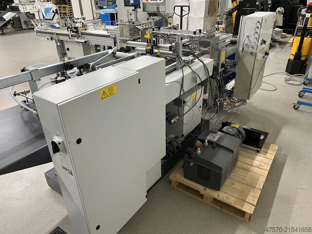 Creasing and folding machine Heidelberg Stahlfolder + Popp Maschinenbau SRT + MWS