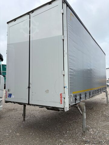 Caja intercambiable con toldo Wecon Jumbo XXL Innen 3090 mm Hubdach Verzinkt