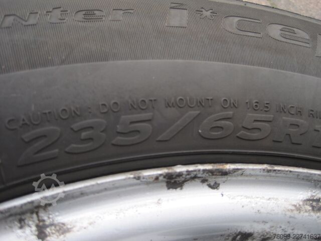 Téli komplett kerekek 4x Winterkomplettrad 235/65R16C 115/113R Ford Transit