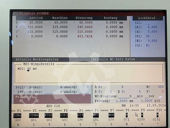 CNC obráběcí centrum OPS INGERSOLL OPS 650