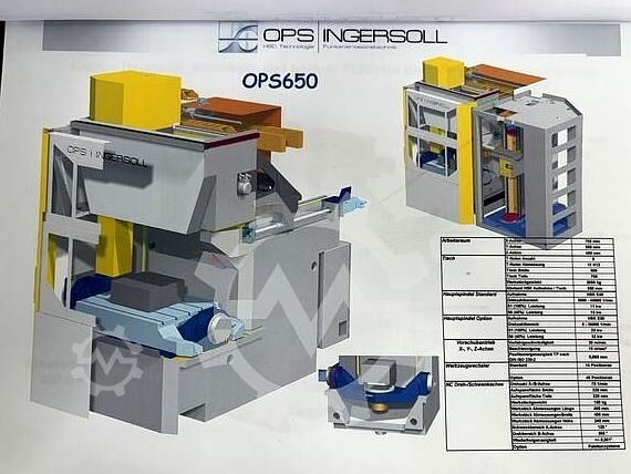 CNC obráběcí centrum OPS INGERSOLL OPS 650