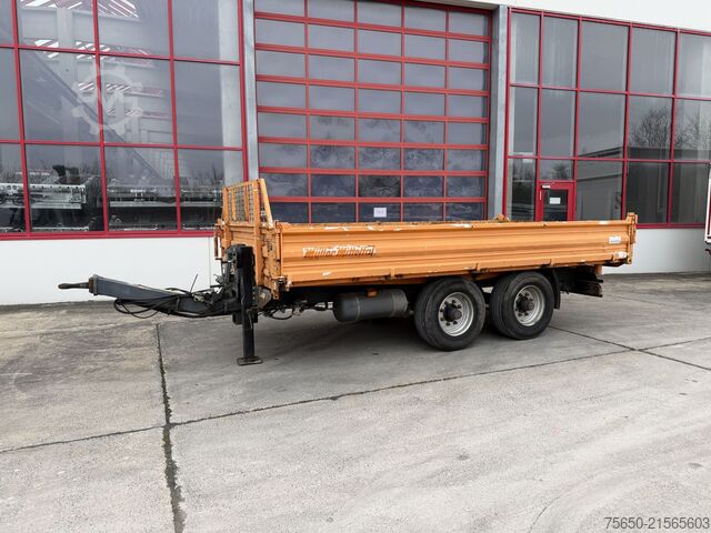 Kiepaanhangwagen Müller Mitteltal KA-TA-T  13,5 t Tandemkipper- Tieflader