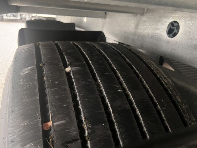 Kiepaanhangwagen Möslein TTD 19 AB  19 t Tandemkipper Tieflader, BreitbereifungGitteraufsatz