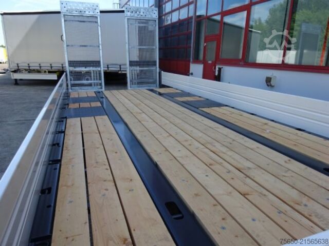 Dieplader oplegger Möslein TTT 11-6,2 BR Weiß  Tandemtieflader mit breiten RampenNeufahrzeug