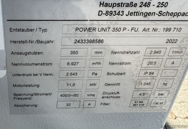 Κινητός απορροφητήρας σκόνης AL-KO Power Unit 350P - FU