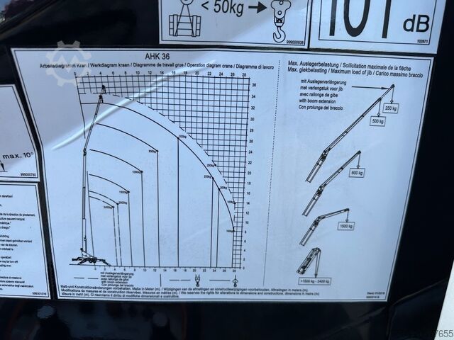 All-Terrain-Kran Böcker AHK 36/2400 Trailer Crane with basket, 2020!