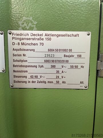 Univerzální obráběcí centrum DECKEL FP3 CC/T