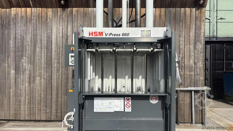 Prensa de balas de papel, prensa de papel, compactadora HSM V-Press 860 Plus