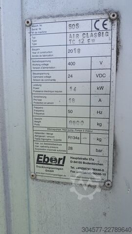 Contenedor de secado EBERL Trocknungsanlagen Air Classic TC 12 EW