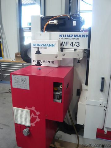 Fresatrice Kunzmann WF4/3 TNC320 wenig Betriebsstunden