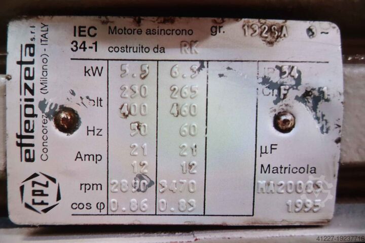 Seitenkanalverdichter 5,5 kW FPZ effepizeta SCL 70 SH