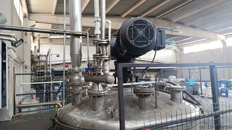 Basınçlı kap CHEMICAL PRODUCTION PLANT/REACTORS STAINLESS STEEL SYSTEM WITH RECIPES