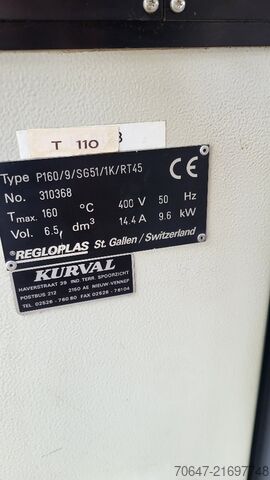 Sıcaklık kontrol cihazı 9,6 kW - 2 adet Regloplas P160/9/SG51/1K/RT45