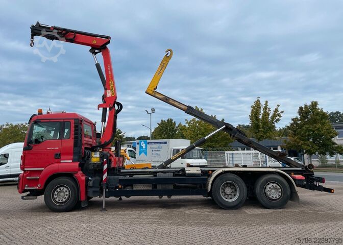 Żuraw samochodowy MAN TGS 26.400 6x2 BL/ Pk 17001 5+6+Funk/ AC/  AHK