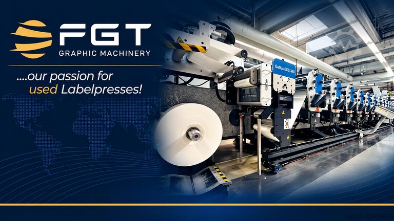 FGT grafische machines - Labelpress GALLUS ECS 340
