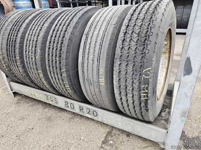 Chassis MICHELIN TRAILER TIRES 275/70 R 22.5 ON RIM SINGLE MONTAGE.