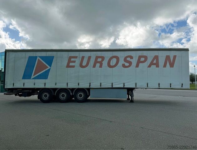 Åben sættevogn med presenning SAMRO ST39WGRA BPW AXLES DISC BRAKES SLIDING ROOF TAIL