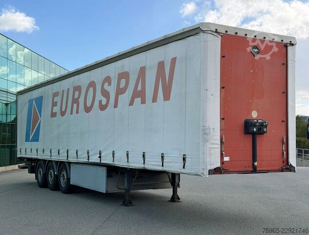 Åben sættevogn med presenning SAMRO ST39WGRA BPW AXLES DISC BRAKES SLIDING ROOF TAIL