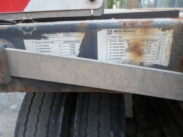 Naczepa niskopodwoziowa MÜLLER-MITTELTAL T 3-Profi-30 To. 3 Achser