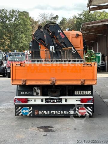 Camião de plataforma MAN TGX 26.480 6x4 Pritsche + HIAB 166E-2 Ladekran