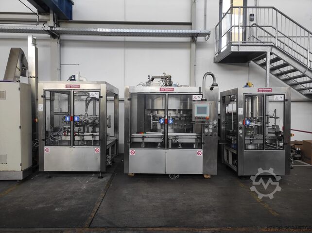 Monobloc à vin mousseux avec 28 postes de remplissage Bertolaso ELETTRA 1400/23 Füller Rinser Naturkoker