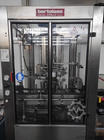 Monobloc à vin mousseux avec 28 postes de remplissage Bertolaso ELETTRA 1400/23 Füller Rinser Naturkoker