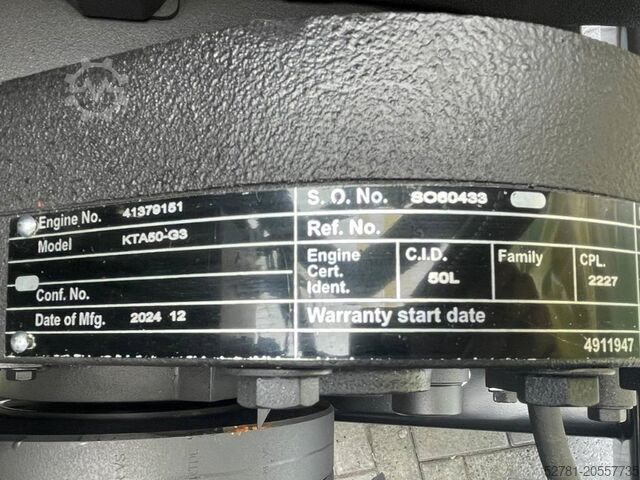 Aggregaat Cummins KTA50-G3 - 1.375 kVA Generator - DPX-18818-O