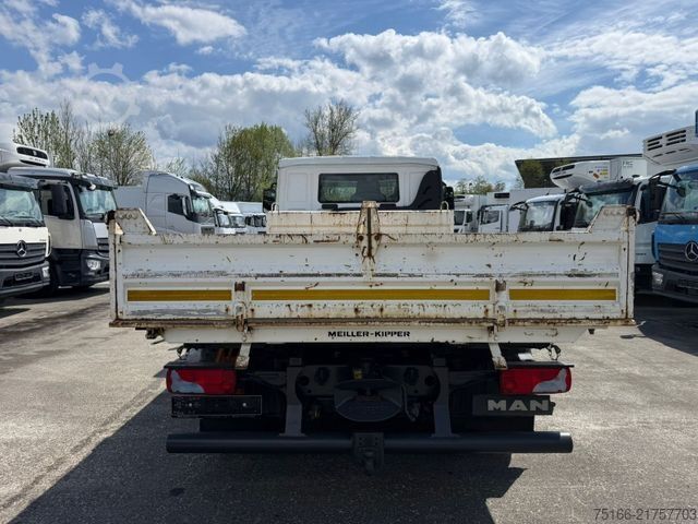 Driezijdige kipper bestelwagen MAN TGL 8.180 K Kipper MEILLER 3-Seiten*2 X AHK