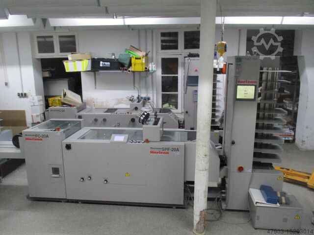 Brochure production system Horizon Vac 100A, SPF 20A, FC 20A, PJ 77
