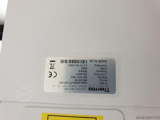 Thermo Scientific A82100126 Hochkapazitätstrockner Thermo Fisher Scientific A82100126