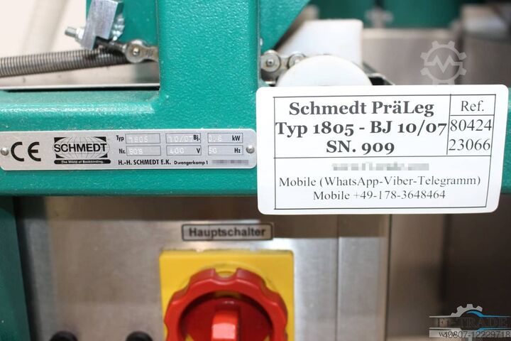 Máquina de encofrado Schmedt PräLeg