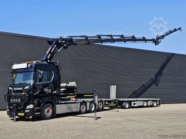 Kranbil Scania S520 V8 8X2*6 / HIAB 55 tm + JIB / GS MEPPEL AA...