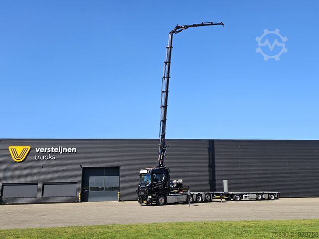Kranbil Scania S520 V8 8X2*6 / HIAB 55 tm + JIB / GS MEPPEL AA...