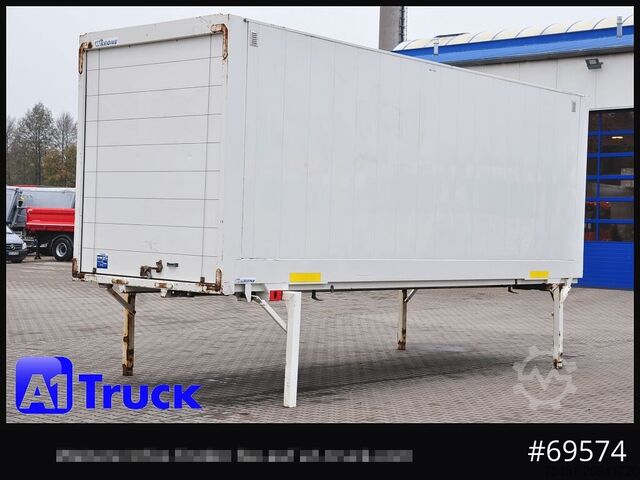 Výměnná nástavba s boxovou konstrukcí KRONE Wechselbrücke BDF 7,45 Koffer,  Textil 2750mm innen, 20 x vorhanden