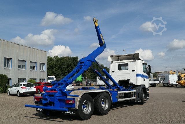 Haakarm vrachtwagen SCANIA G 440 / R 450, Hyvalift HVL 11094, Retarder, AC