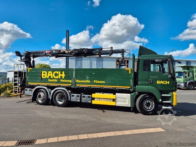 LKW mit Pritsche (offen) MAN TGS 26.420 6x2-4 LL Hiab 177K PRO 2 Stück