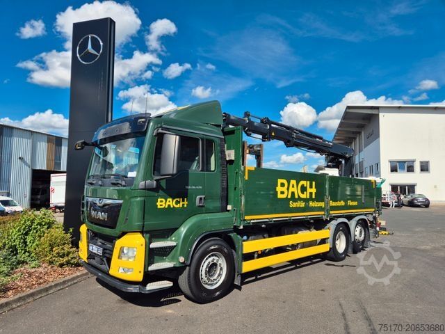 LKW mit Pritsche (offen) MAN TGS 26.420 6x2-4 LL Hiab 177K PRO 2 Stück