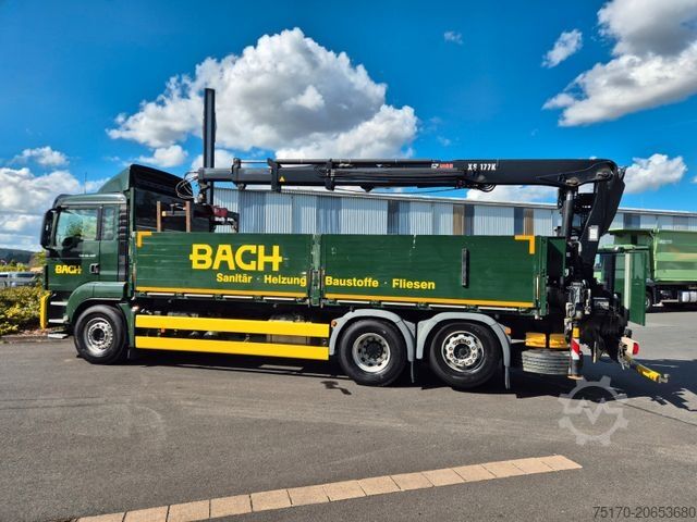LKW mit Pritsche (offen) MAN TGS 26.420 6x2-4 LL Hiab 177K PRO 2 Stück