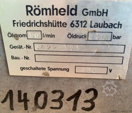 Hydraulic pump unit ROEMHELD 