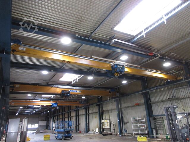 Kranhimmel kran traverskran spårvidd 12990 mm ABUS Hallenkran Brückenkran Kran ELK 5t ELK 5000Kg Funk Portalkran Kran 12990mm