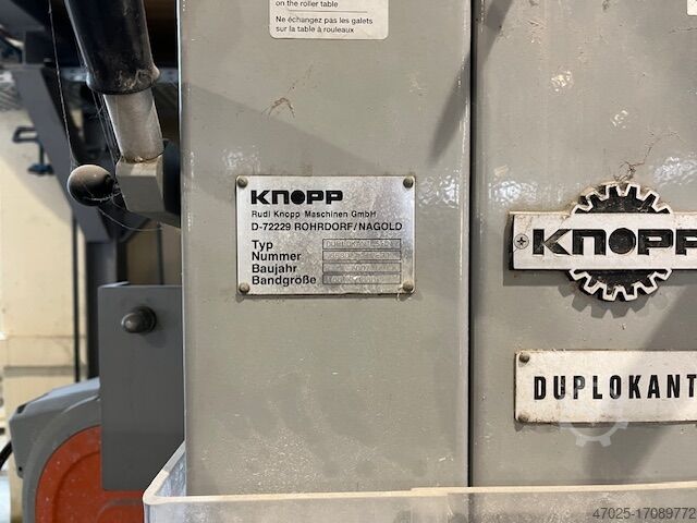 Rectificadora de vidrio Knopp Kreuzbandschleifer