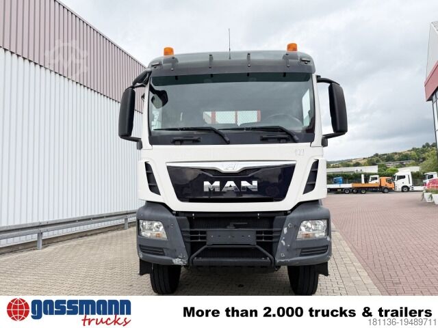 Vrachtauto met open laadbak MAN TGS 33.400 6x4 BB, Navi, Heckkran PK18002-EH C,