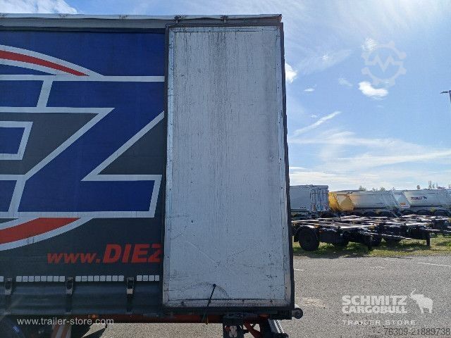 Auflieger mit Pritsche & Plane Berger Curtainsider Mega