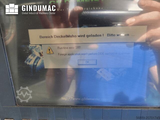 Horizontal Machining Centre DECKEL MAHO DMC 63 H