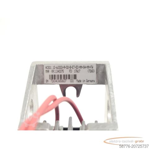 Rexroth component Rexroth HCS01.1E-W0003-A-02-B-ET-EC-NN-S4-NN-FW MNR: R911340075 SN:7260408658607