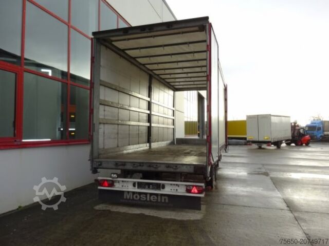 Remorque ouverte avec bâche Möslein TP 11 Schwebheim Tandem- Schiebeplanenanhänger zum Durchladen