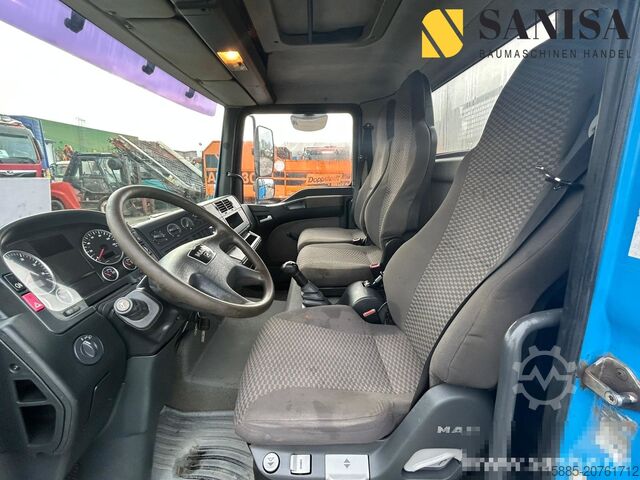 Trosmerni kamion sa bakšišom MAN TGL 8.210/3 Seitenkipper/Meiller Aufbau