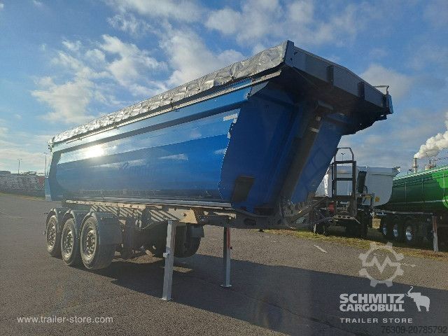 Kipper Auflieger Meiller Kipper Stahlrundmulde 25m³