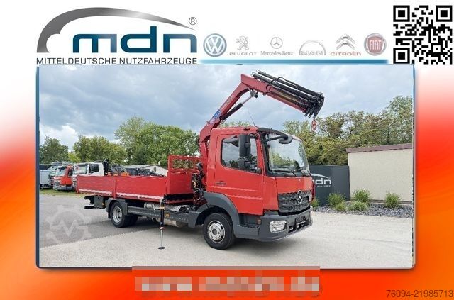 Autokranwagen MERCEDES-BENZ Atego 818 Pritsche KRAN Greifer 10m FUNK AHK